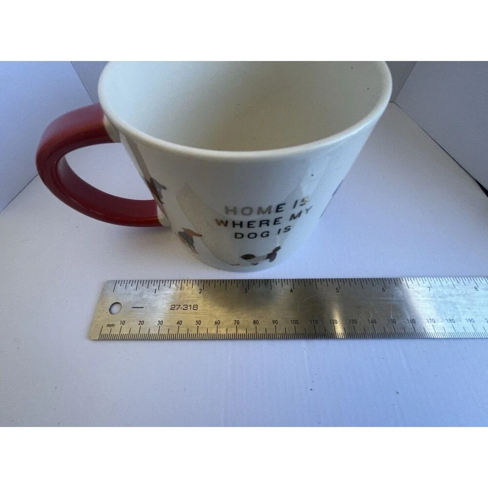 16 Oz Stoneware Home is Where My Dog Is Coffee/Tea Mug Cat’s Collectible